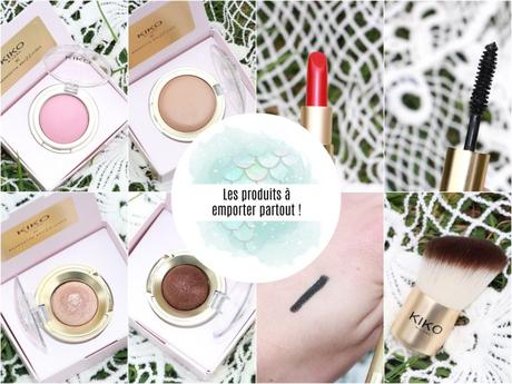 Les produits make-up en format mini à emporter partout et mon week-end au bord de la mer avec Homair Vacances !