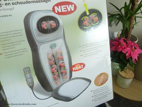 J'ai testé l'appareil de massage avec gel Shiatsu - Homedics