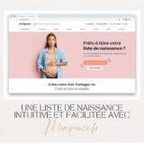 Une liste de naissance intuitive et facilitée avec Minipouce.fr